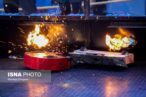 شروع رقابت فینال روبات های جنگجو برای کسب قهرمانی